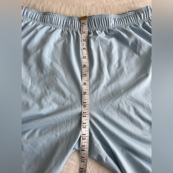 Men's Light Blue and Dark Blue Shorts - Picture 4 of 7